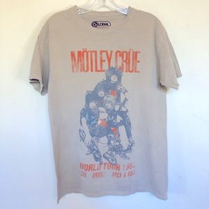 Motley Crue World Tour 1983 Band T shirt